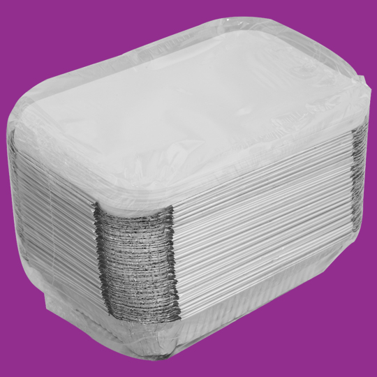Alum cont/lid 850ml Set