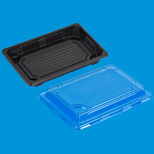 Sushi cont 350ml Set PS/OPS