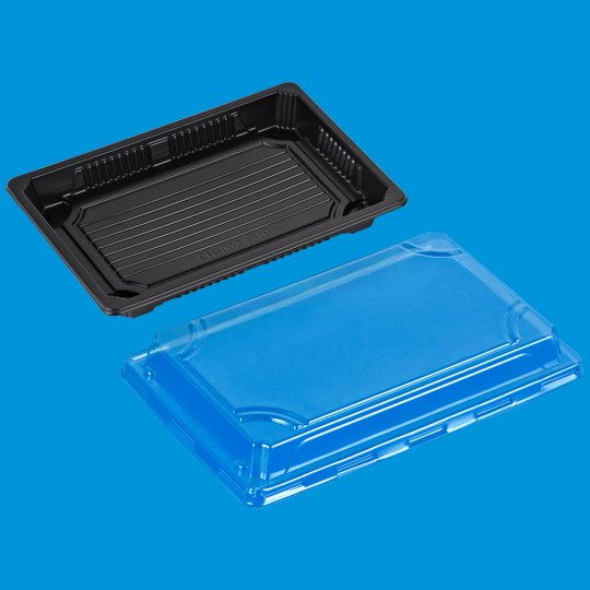 Sushi cont 400ml Set PS/OPS