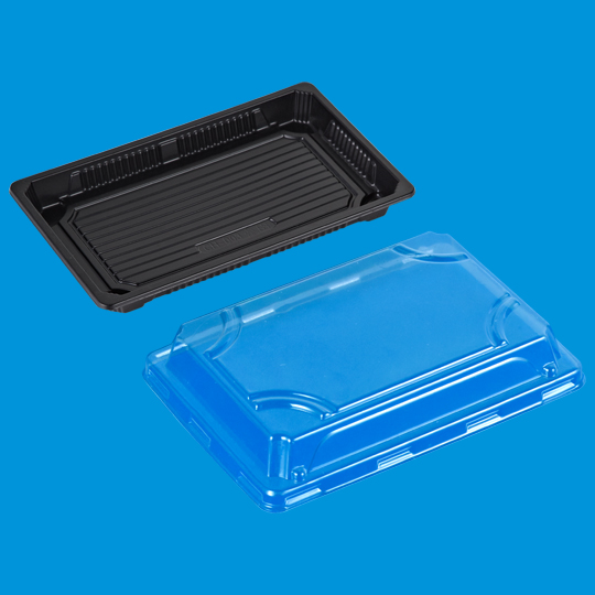 Sushi cont 500ml Set PS/OPS