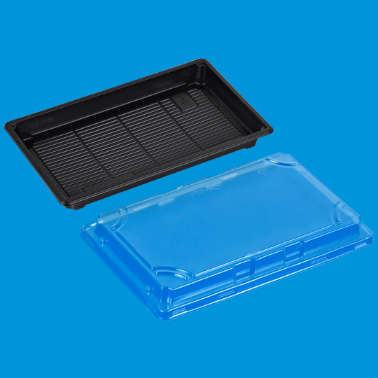Sushi cont 600ml Set PS/OPS