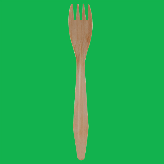 Fork wood long wax