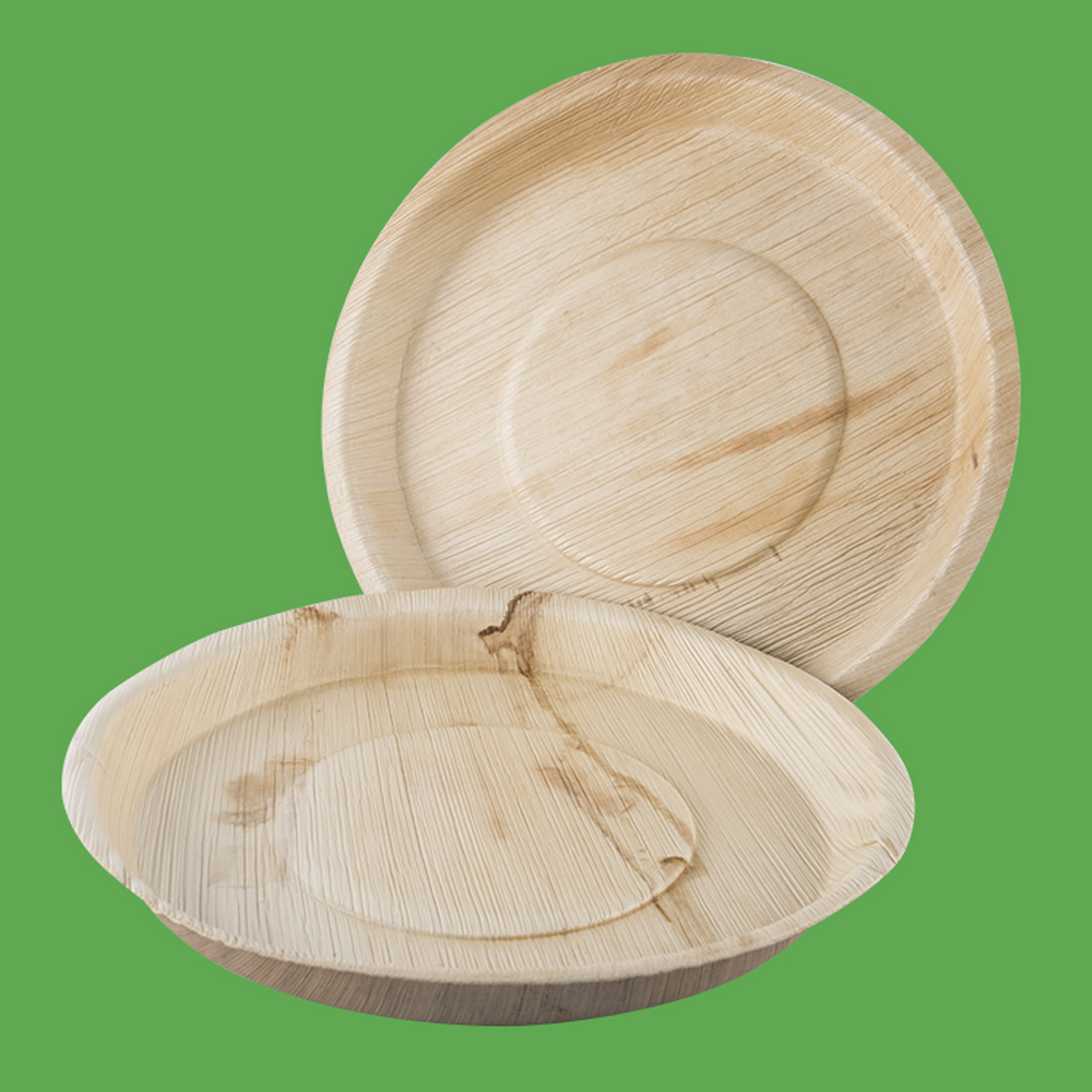 Palmleaf Plate round 8"