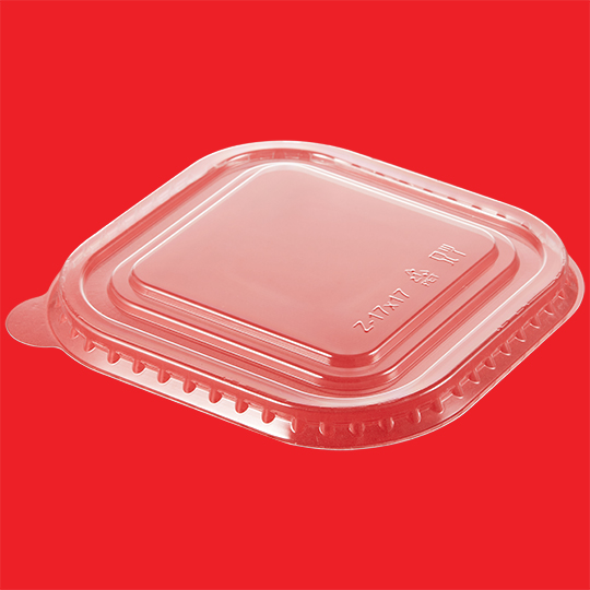 Lid rect 1100/1200ml (for BF bowl) PET