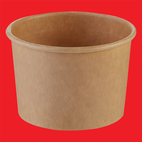 Paper Deli cup 3oz 120/140ml kraft