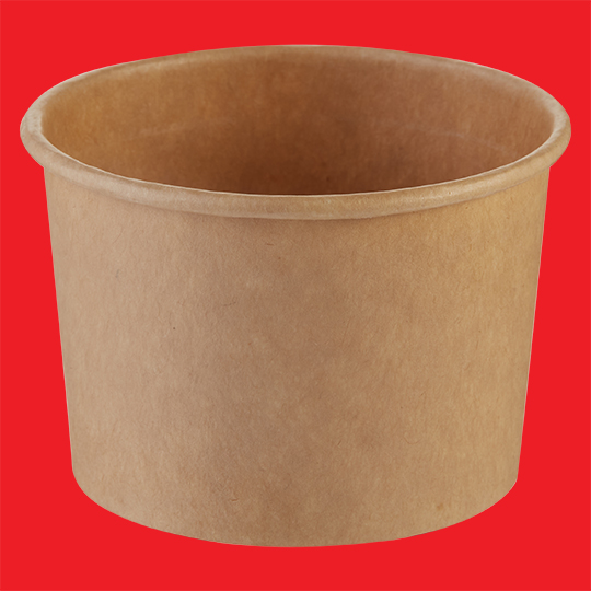 Paper Deli cup 8oz 230ml kraft