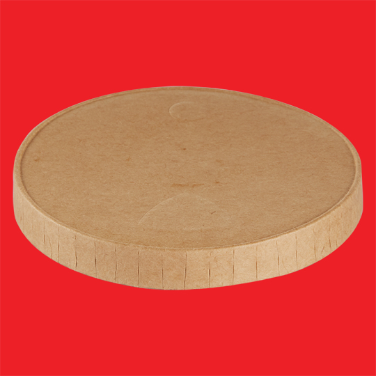 Paper lid 2-4oz 60-110ml kraft