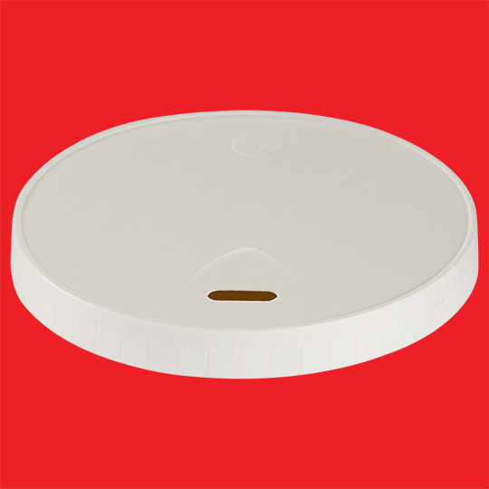 Paper lid DPE 8oz hole