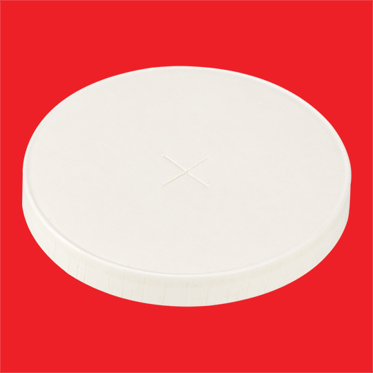 Paper lid DPE 8oz X-hole