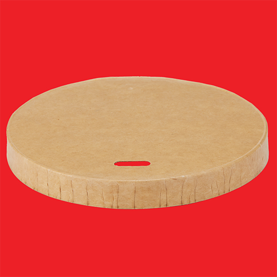 Paper lid DPE 12-20oz-U kraft hole