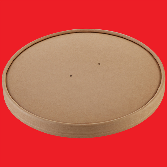 Paperlid 2-lay 26/38oz kraft