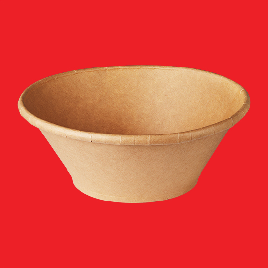 PAPER cone bowl PP 750ml kraft
