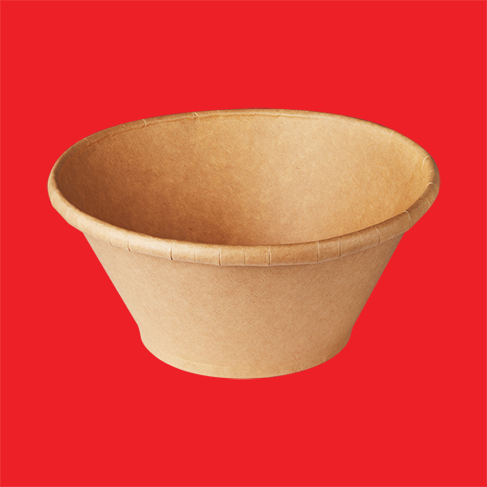 PAPER cone bowl PP 1050ml kraft